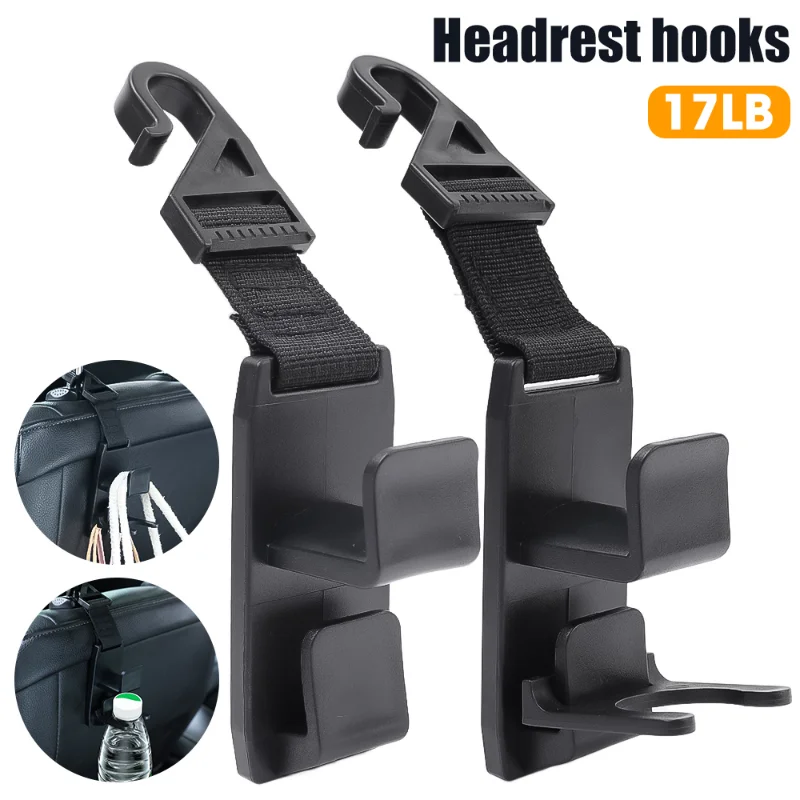 Universal Auto Seat Back Hook Creative Multifunctional Car Hooks Garbage Bag Schoolbag Hanging Rack Car Interior
Universal Auto Seat Back Hook Creative Multifunctional Car Hooks Garbage Bag Schoolbag Hanging Rack Car Interior