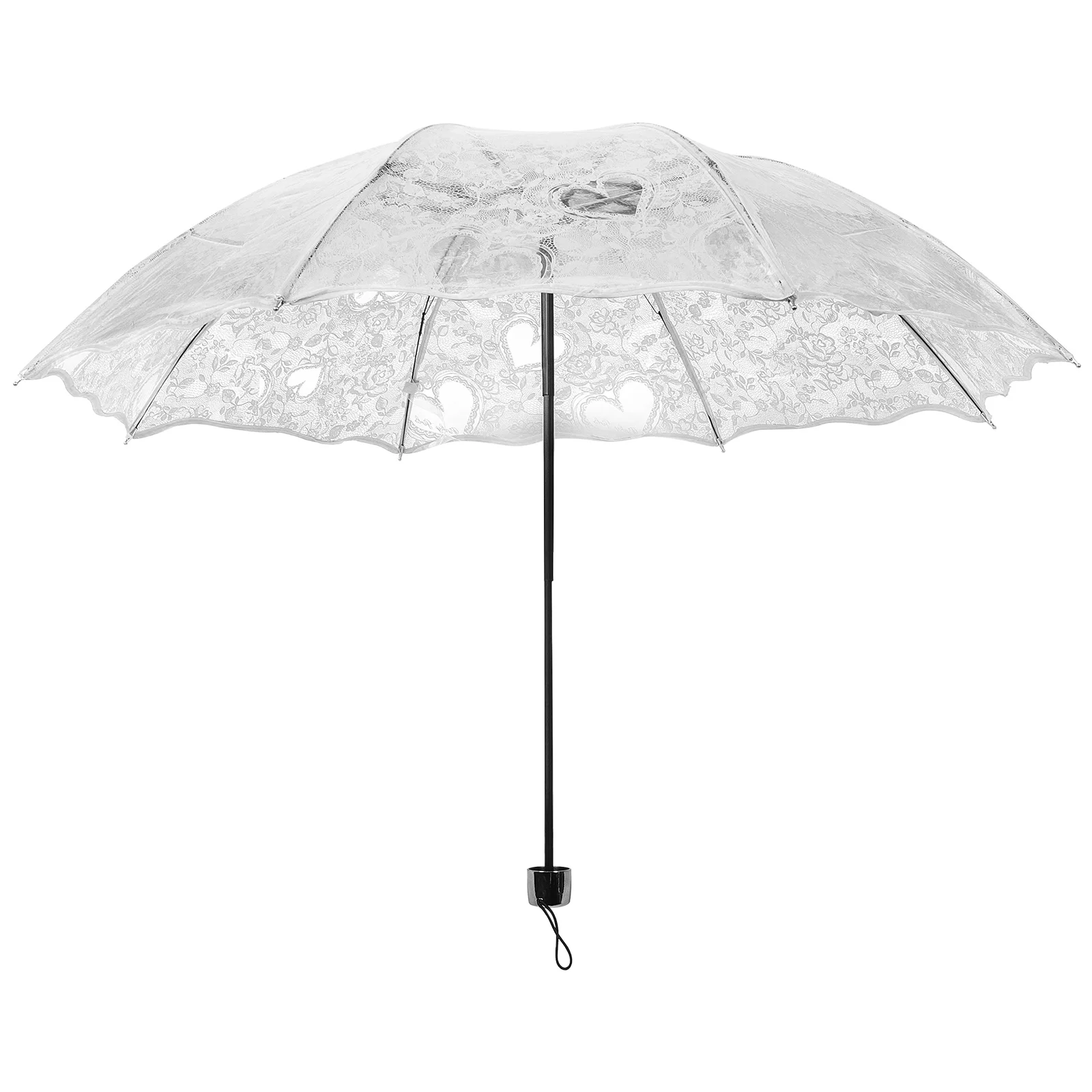 Transparent Umbrella Bridal Folding Bridesmaid Love Heart Parasol Metal Wedding Vintage
Transparent Umbrella Bridal Folding Bridesmaid Love Heart Parasol Metal Wedding Vintage