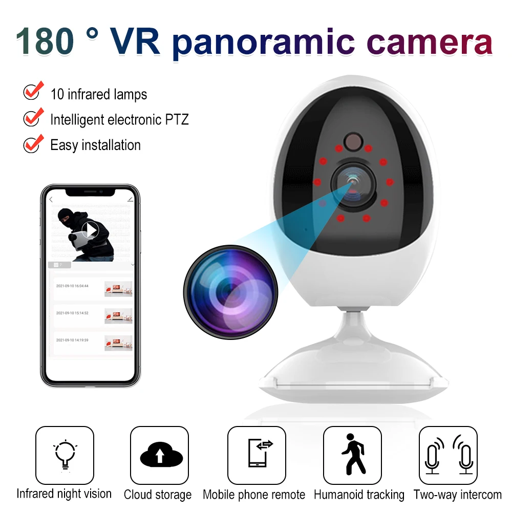 1080p Indoor Security Camera Wi-Fi Surveillance Camera Baby Monitor Mini IP Camera Security Protection Night Vision 2MP
1080p Indoor Security Camera Wi-Fi Surveillance Camera Baby Monitor Mini IP Camera Security Protection Night Vision 2MP