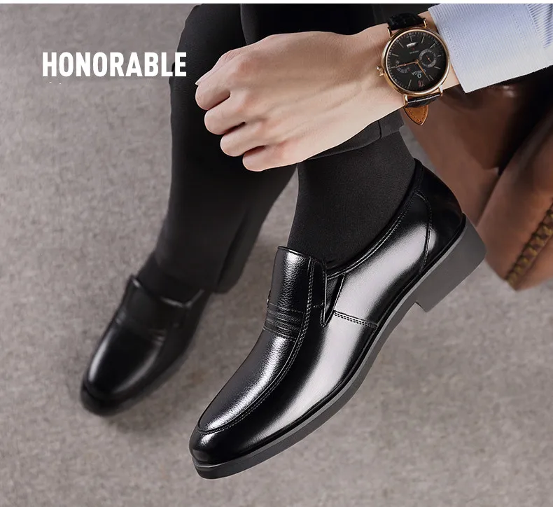 STRONGSHEN Italian Men Leather Shoes Warm Height Increase 6CM Loafers Dress Moccasins Breathable Slip on Driving Shoes Size 48 STRONGSHEN Italian Men Leather Shoes Warm Height Increase 6CM Loafers Dress Moccasins Breathable Slip on Driving Shoes Size 48