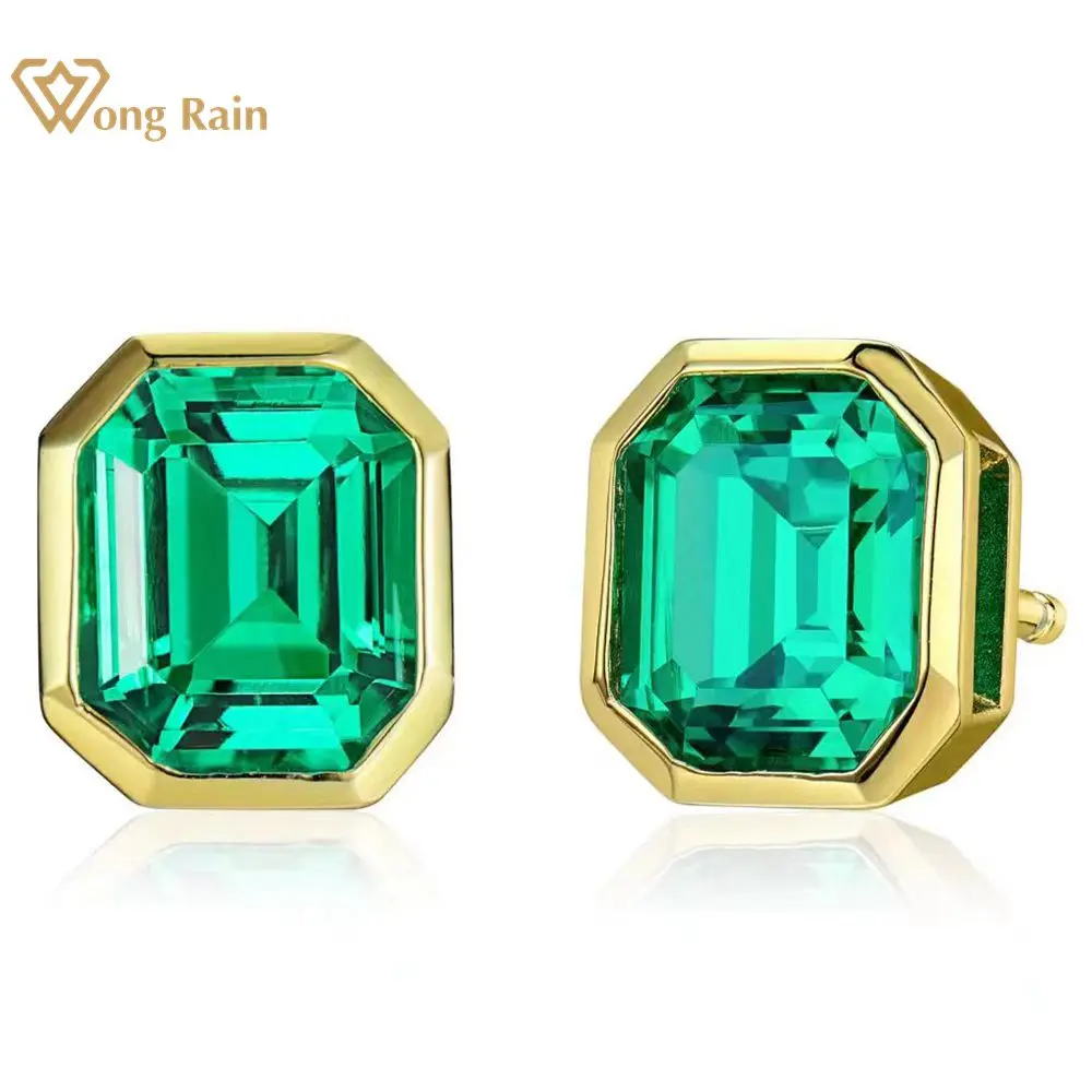 Wong Rain 18K Позолоченные 925 пробы серебряные 1,3ct лабораторные изумрудные драгоценные камни Винтажные серьги-гвоздики ювелирные украшения Подарки оптовая продажа
Wong Rain 18K Позолоченные 925 пробы серебряные 1,3ct лабораторные изумрудные драгоценные камни Винтажные серьги-гвоздики ювелирные украшения Подарки оптовая продажа