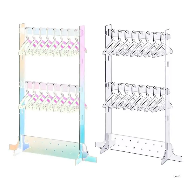 

Mini Hangers Jewelry Display Stand Ear Studs Tabletop Storage Women