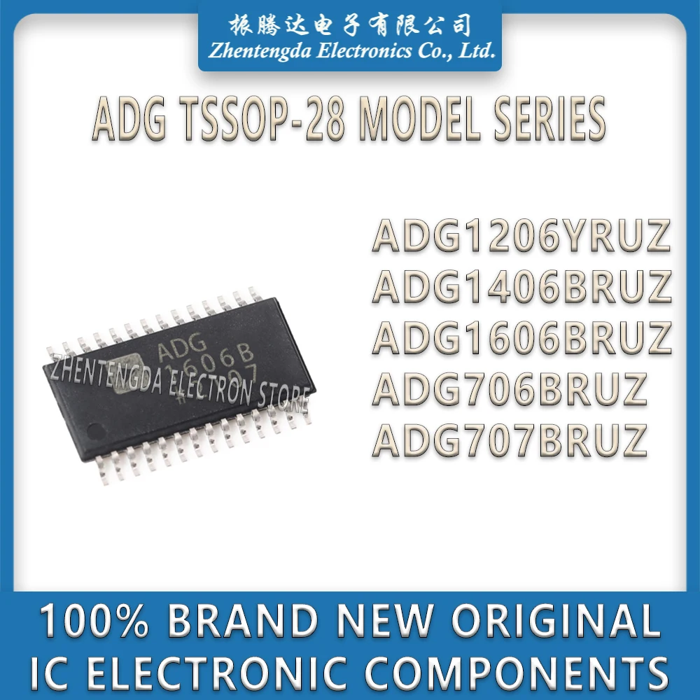 ADG1206YRUZ ADG1406BRUZ ADG1606BRUZ ADG706BRUZ ADG707BRUZ ADG1206 ADG1406 ADG1606 ADG706 ADG707 IC Chip TSSOP-28
ADG1206YRUZ ADG1406BRUZ ADG1606BRUZ ADG706BRUZ ADG707BRUZ ADG1206 ADG1406 ADG1606 ADG706 ADG707 IC Chip TSSOP-28