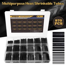 870pcs Assorted Polyolefin Heat Shrinkable Tubing Hollow Tube Sleeves Wrap Wire set Assorted Polyolefin Insulation Sleeving
870pcs Assorted Polyolefin Heat Shrinkable Tubing Hollow Tube Sleeves Wrap Wire set Assorted Polyolefin Insulation Sleeving
