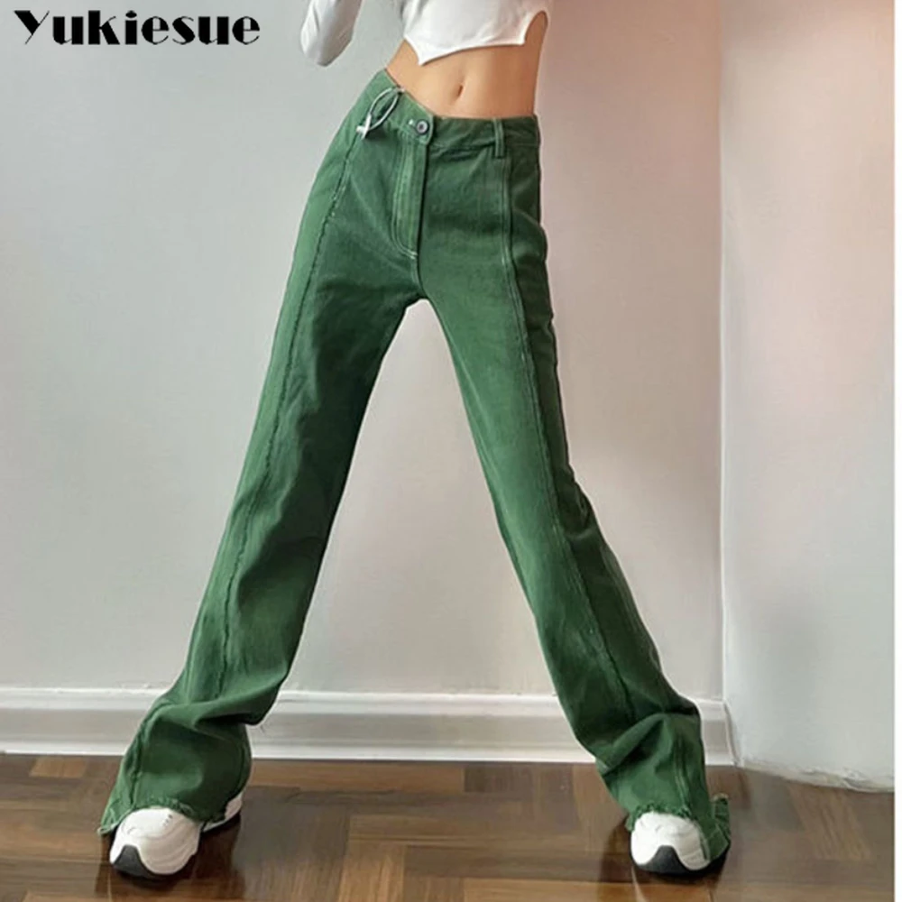 spring 2022 womens high waist Women's Wide straight leg jeans baggy woman denim capris long Pants jean mom jeans trousers green
spring 2022 womens high waist Women's Wide straight leg jeans baggy woman denim capris long Pants jean mom jeans trousers green
