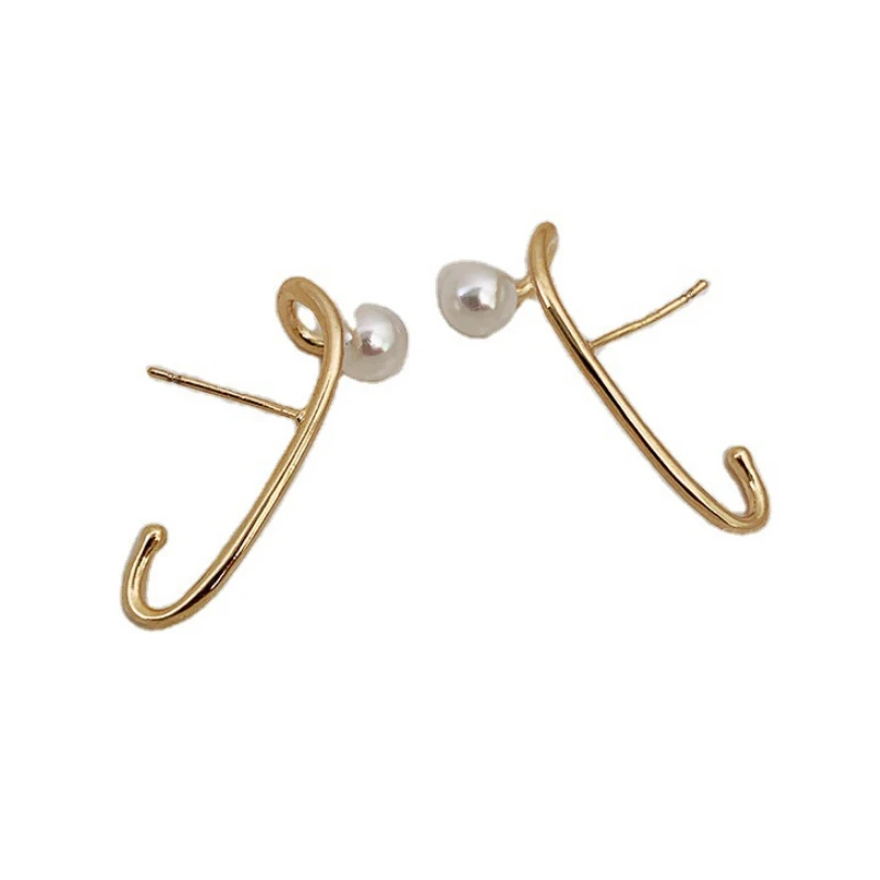 Bilandi-Boucles d'oreilles en métal pour femmes, bijoux modernes, doux, tempérament coréen, tendance cool, accessoires d'oreille, nouvelle tendance, offre spéciale, 2024 5