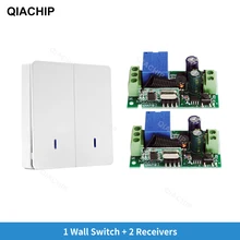 QIACHIP AC 110V 220V RF Remote Control Wall Controller Receiver Switch 433Mhz Transmitter Hall Bedroom Ceiling Lights DIY
QIACHIP AC 110V 220V RF Remote Control Wall Controller Receiver Switch 433Mhz Transmitter Hall Bedroom Ceiling Lights DIY