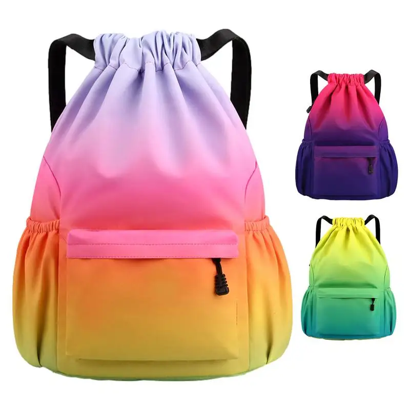 Travel Sports Bags Waterproof Outdoor Swimming Backpack Bag Portable Color Gradient Beach Tote Grocery Storage Bags Accessories
Travel Sports Bags Waterproof Outdoor Swimming Backpack Bag Portable Color Gradient Beach Tote Grocery Storage Bags Accessories