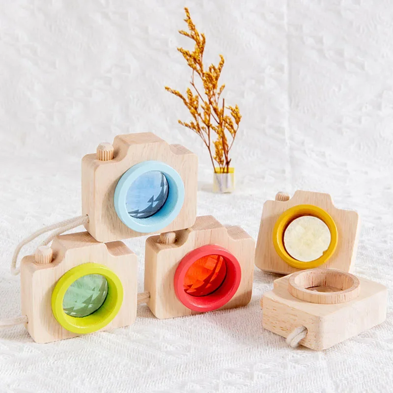 Wooden Mini Camera Toys for Children Kaleidoscope Rainbow Wooden Toys Color Learning Early Educational Game Bee Eye Camera
Wooden Mini Camera Toys for Children Kaleidoscope Rainbow Wooden Toys Color Learning Early Educational Game Bee Eye Camera