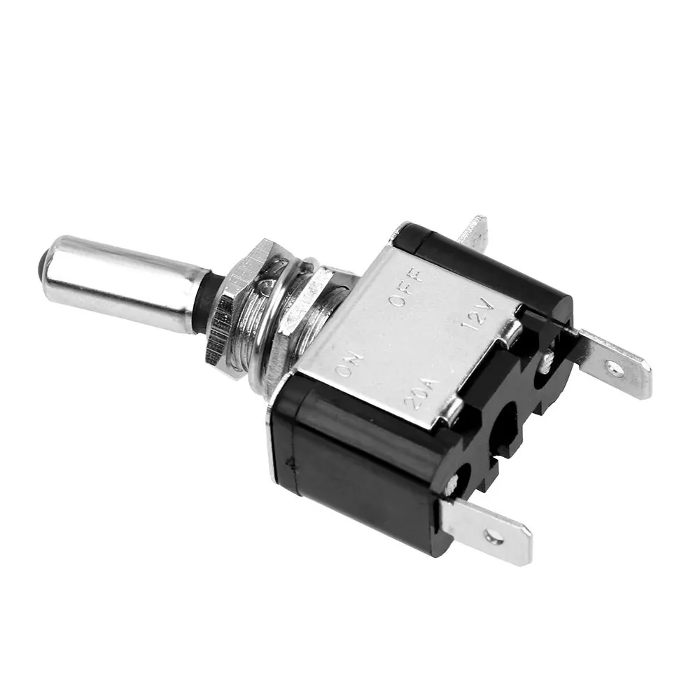1PCS 12V 20A Toggle Switch LED Switch Car Auto Cover LED Light With Protective Cover SPST Toggle Rocker Switch Control On/Off 5 1PCS 12V 20A Toggle Switch LED Switch Car Auto Cover LED Light With Protective Cover SPST Toggle Rocker Switch Control On/Off 5