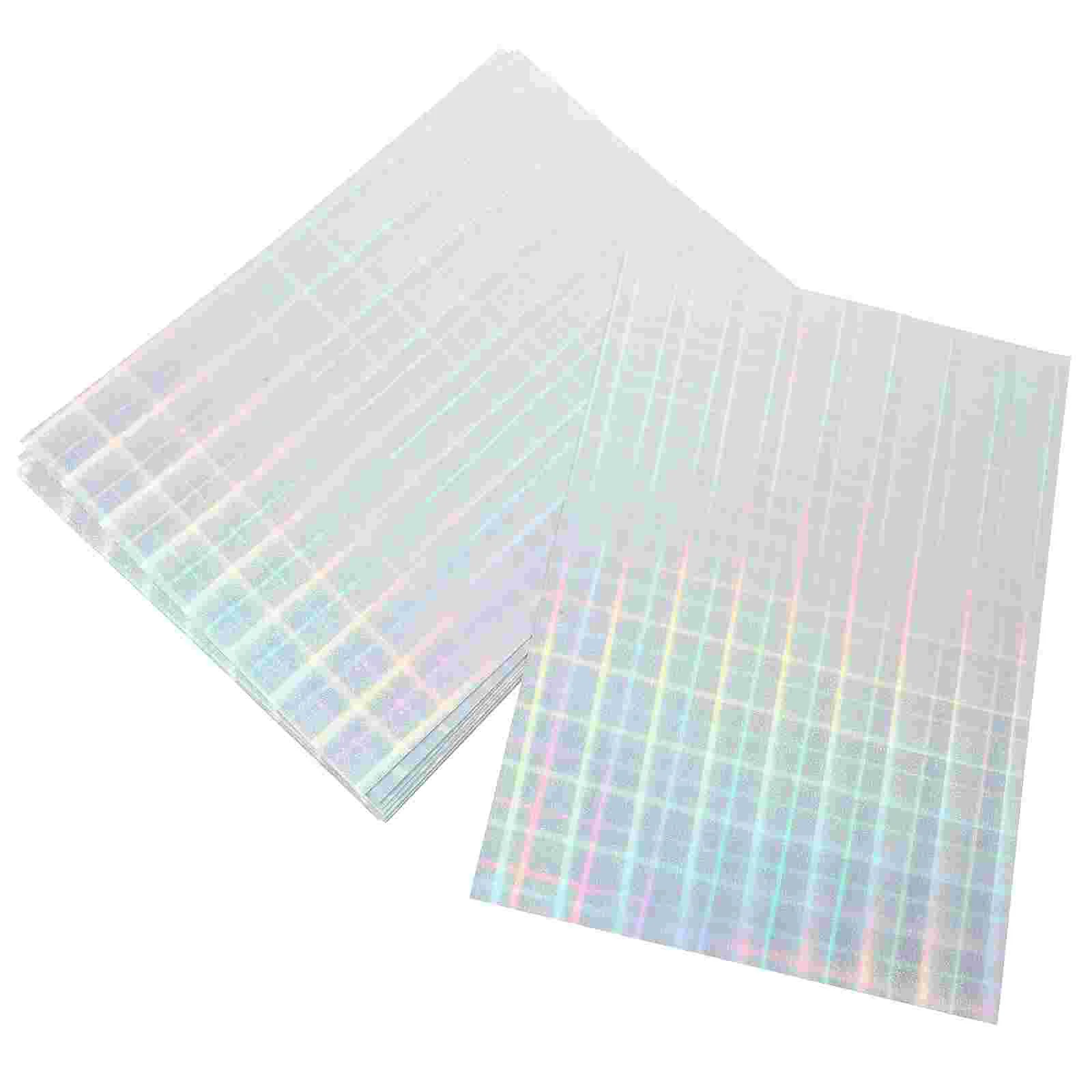 20 Sheets Holographic Printing Paper Printable Tags Blank Labels Sticker Printer Stickers Addresss Pvc Self-adhesive
20 Sheets Holographic Printing Paper Printable Tags Blank Labels Sticker Printer Stickers Addresss Pvc Self-adhesive
