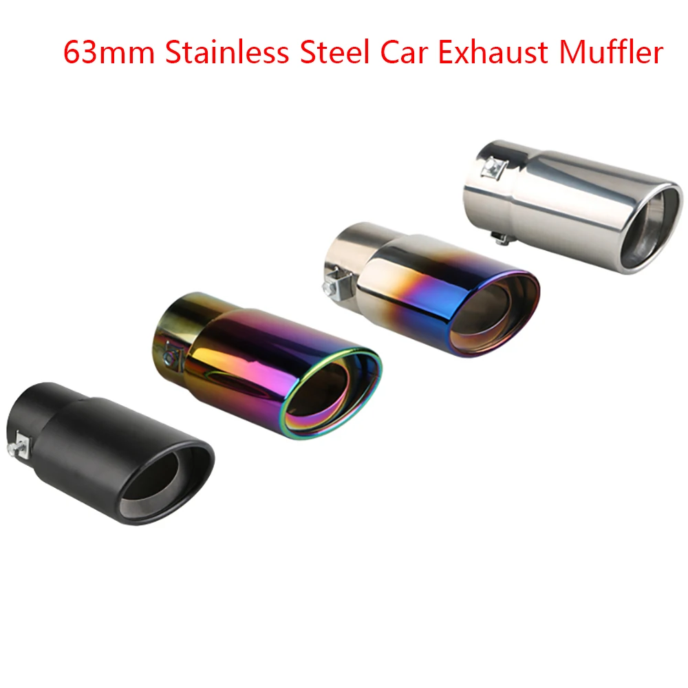 Universal 63mm Stainless Steel Car Exhaust Muffler Tip Round AUTO Tail Rear Chrome Round Exhaust Pipe Tail Muffler Tip Pipes
Universal 63mm Stainless Steel Car Exhaust Muffler Tip Round AUTO Tail Rear Chrome Round Exhaust Pipe Tail Muffler Tip Pipes