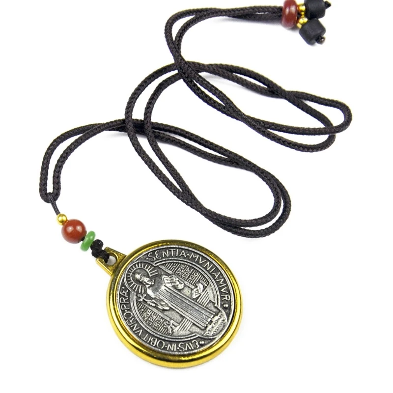 Pendant Benedict Religious Pendant Necklaces Jewelry Gift Alloy Material for Men Drop Shipping
Pendant Benedict Religious Pendant Necklaces Jewelry Gift Alloy Material for Men Drop Shipping