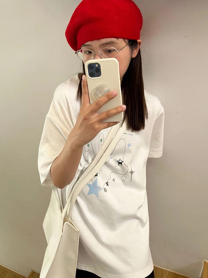 2023 Grunge Cartoon Print Y2k Aesthetics T-shirt Casual Loose Short Sleeve Tshirt Streetwear Fashion Oversized Fairy Streetwear
2023 Grunge Cartoon Print Y2k Aesthetics T-shirt Casual Loose Short Sleeve Tshirt Streetwear Fashion Oversized Fairy Streetwear