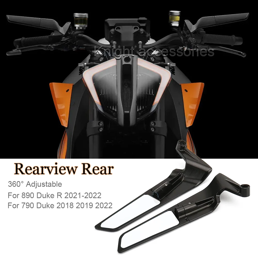 New For 890 Duke R 2021-2022 For 790 Duke 2018 2019 2022 Motorcycle Mirror CNC Aluminum Side Rearview Anti-glare For 890 DU
New For 890 Duke R 2021-2022 For 790 Duke 2018 2019 2022 Motorcycle Mirror CNC Aluminum Side Rearview Anti-glare For 890 DU