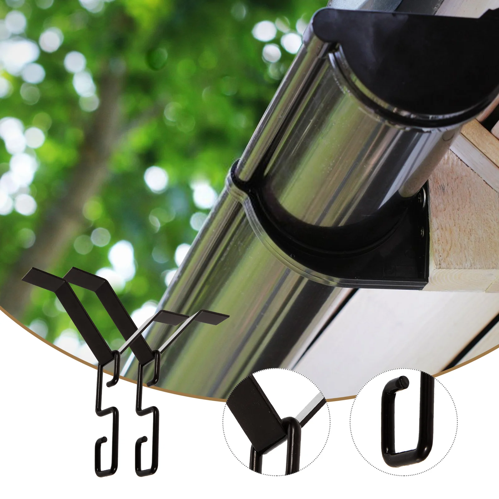 Rain Chain Gutter Adapter Hook Parts Install Downspout Installer Chains Metal Outdoor Clip Gutters Rainwater harvester
Rain Chain Gutter Adapter Hook Parts Install Downspout Installer Chains Metal Outdoor Clip Gutters Rainwater harvester