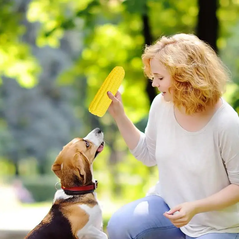 

Chewing Toys For Dogs Durable Squeaky Interactive Dog Toy Puppy Teeth Chew Corn Stick For Medium Small Dog Training Playing