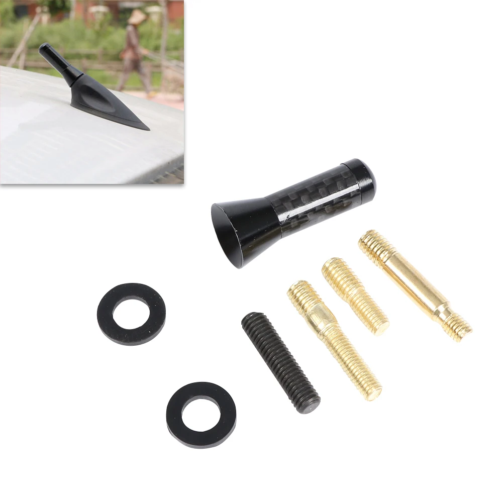 1.4" Universal Car Radio Rubber Antenna Mast FM AM Roof Mount Vehicle Antenna With Replacement Screws for Car Accessories
1.4" Universal Car Radio Rubber Antenna Mast FM AM Roof Mount Vehicle Antenna With Replacement Screws for Car Accessories