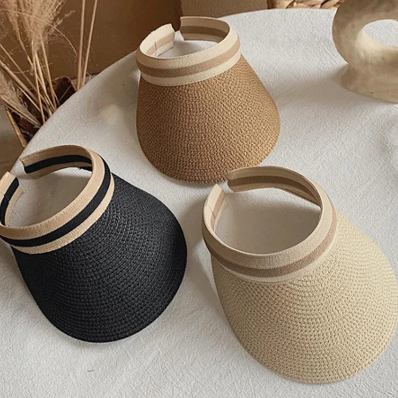 Straw Woven Duck Tongue Top Hat Female Spring and Summer Beach Vacation Sunscreen Sunshade Topless Headband Sun Hat
Straw Woven Duck Tongue Top Hat Female Spring and Summer Beach Vacation Sunscreen Sunshade Topless Headband Sun Hat