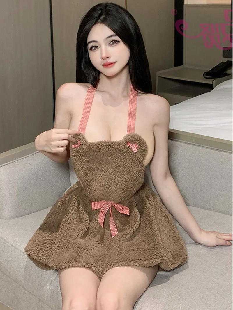 Backless Bears Anime Plush Cute Servant Dress Elegant Female Cosplay Sweet Women Halter Neck Tops 2023 New URJ3
Backless Bears Anime Plush Cute Servant Dress Elegant Female Cosplay Sweet Women Halter Neck Tops 2023 New URJ3