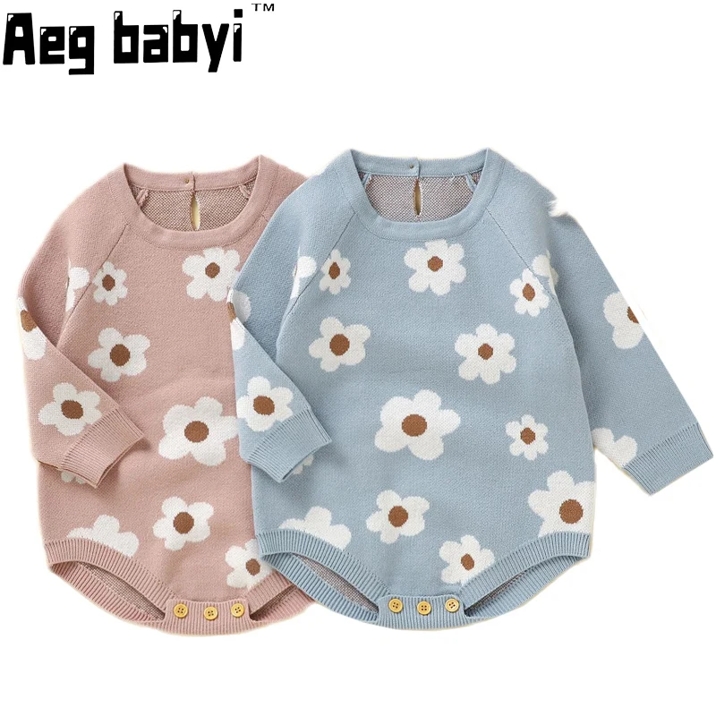 Cute Newborn Clothes Baby Girls Romper Warm Knit Long Sleeve Jumpsuit Bodysuit Infant Sweater Autumn Spring Clothing 0-18M
Cute Newborn Clothes Baby Girls Romper Warm Knit Long Sleeve Jumpsuit Bodysuit Infant Sweater Autumn Spring Clothing 0-18M