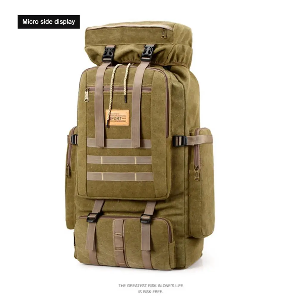 

80L Military Tactical Backpack Army Molle Assault Rucksack Outdoor Travel Hunting Rucksacks Climbing Bag Camping Hiking Bags