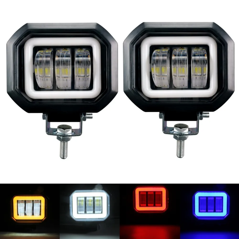 2PCS Fog Lamp Driving Daytime Off road Led Light Headlight 4'' 30W For Motorcycle Halo Jeeps ATV 12V 24V SUV Worklight Beams
2PCS Fog Lamp Driving Daytime Off road Led Light Headlight 4'' 30W For Motorcycle Halo Jeeps ATV 12V 24V SUV Worklight Beams