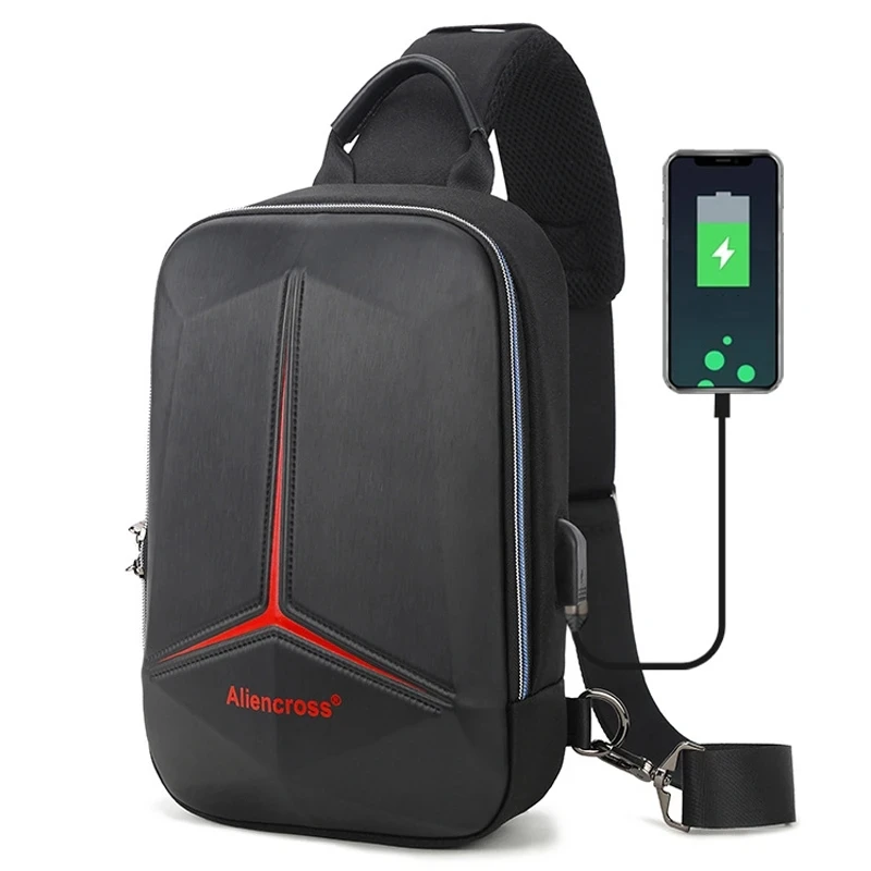 Men Multifunction PVC Anti-theft Shoulder Bag USB Crossbody Bag Travel Sling Bag Pack Messenger Pack Chest Bag For Male
Men Multifunction PVC Anti-theft Shoulder Bag USB Crossbody Bag Travel Sling Bag Pack Messenger Pack Chest Bag For Male