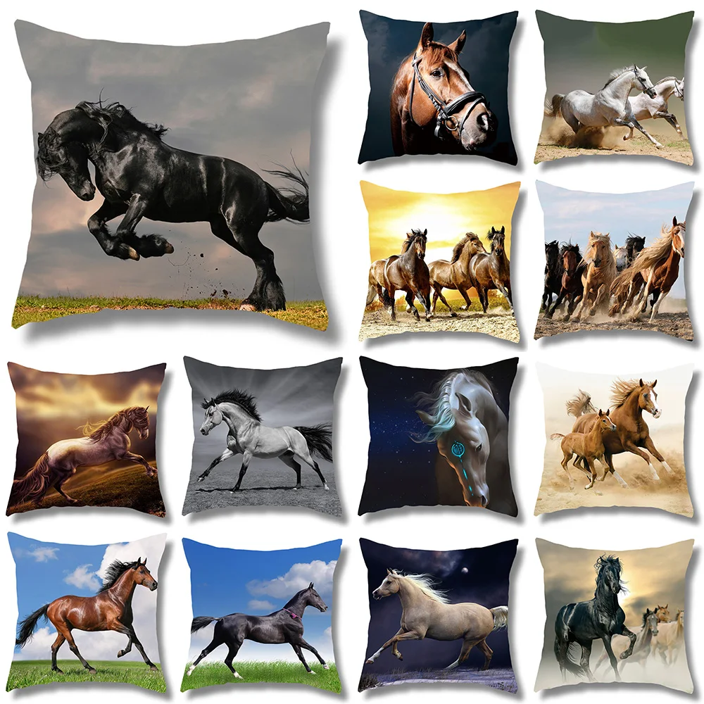 45x45cm Running Horse Print Pattern Cushion Cover Home Living Room Sofa Car Decoration Throw Pillow
45x45cm Running Horse Print Pattern Cushion Cover Home Living Room Sofa Car Decoration Throw Pillow
