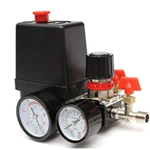 Air Compressor Pressure Control Switch, 90-120 PSI Pressure Switch Manifold Regulator Gauges With Pressure Regulator
Air Compressor Pressure Control Switch, 90-120 PSI Pressure Switch Manifold Regulator Gauges With Pressure Regulator