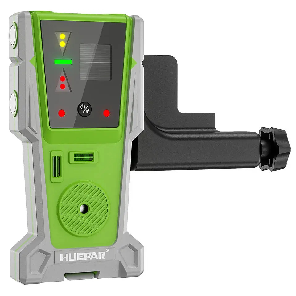 

Лазерный детектор Huepar LR-8RG для лазерного уровня, цифровой приемник для зеленого и Красного луча, двусторонние ЖК-дисплеи и магнит