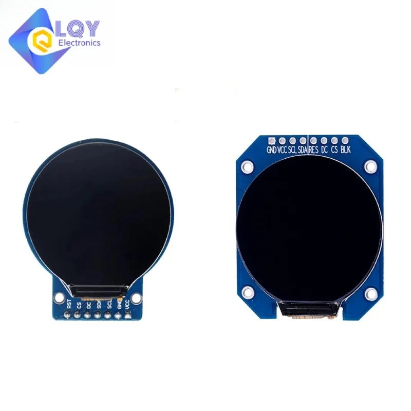 

LQY TFT Display 1.28 Inch LCD Module Round Square RGB 240*240 GC9A01 Driver 4 Wire SPI Interface 240x240 PCB For Arduino