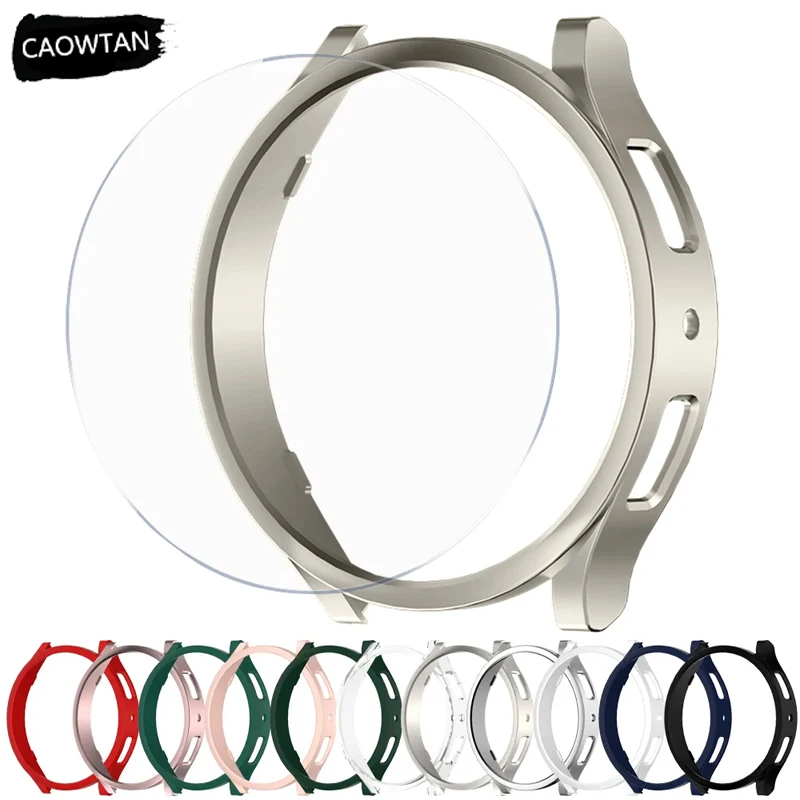 Glass+Case for Samsung Galaxy Watch 6 40mm 44mm PC Screen Protector Bumper For Galaxy Watch 6 Classic 43mm 47mm Protective Cover
Glass+Case for Samsung Galaxy Watch 6 40mm 44mm PC Screen Protector Bumper For Galaxy Watch 6 Classic 43mm 47mm Protective Cover