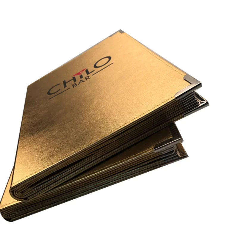 Customized product. high quality restaurant menu folder PU leather menu holder cover
Customized product. high quality restaurant menu folder PU leather menu holder cover