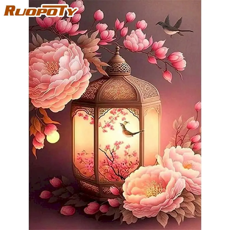 RUOPOTY Frame Paint By Numbers For Adults Lantern Diy Crafts Drawing By Numbers Flowers Wall Art Picture For Home Decoration
RUOPOTY Frame Paint By Numbers For Adults Lantern Diy Crafts Drawing By Numbers Flowers Wall Art Picture For Home Decoration