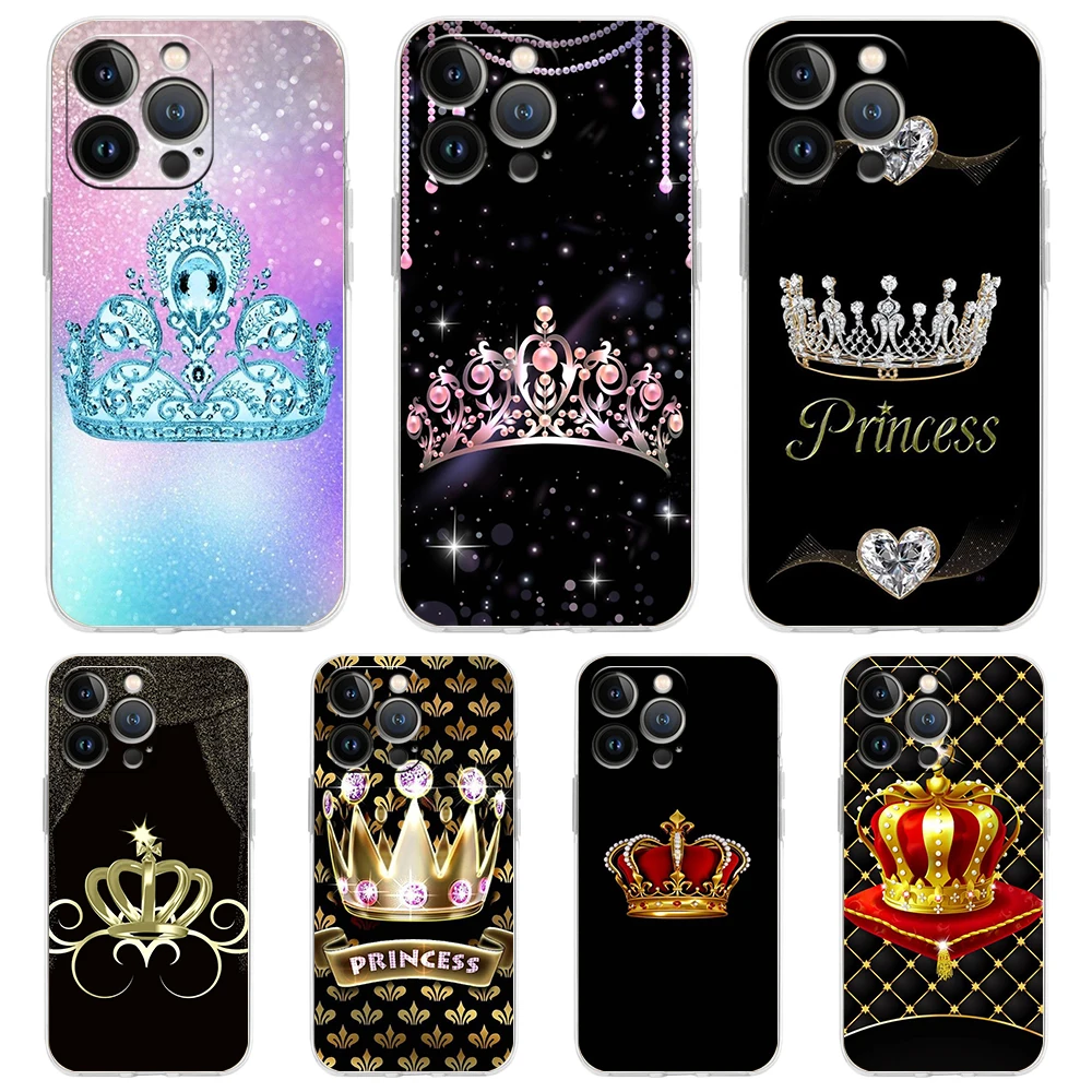 Diamond Crown Case for iPhone 15 14 13 12 Pro Max Cover Transparent Soft for iPhone 11 Pro Max 7 8 Plus X XS XR SE2020 Shell Bag
Diamond Crown Case for iPhone 15 14 13 12 Pro Max Cover Transparent Soft for iPhone 11 Pro Max 7 8 Plus X XS XR SE2020 Shell Bag