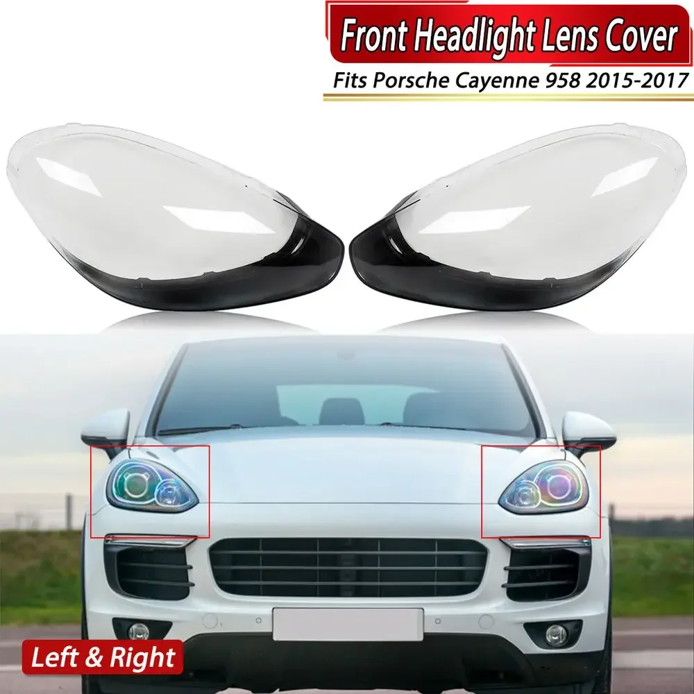 Пара прозрачных стеклянных налобных фонарей для передней фары автомобиля, абажур, оболочка лампы, маски для Porsche Cayenne 2015-2017
Пара прозрачных стеклянных налобных фонарей для передней фары автомобиля, абажур, оболочка лампы, маски для Porsche Cayenne 2015-2017