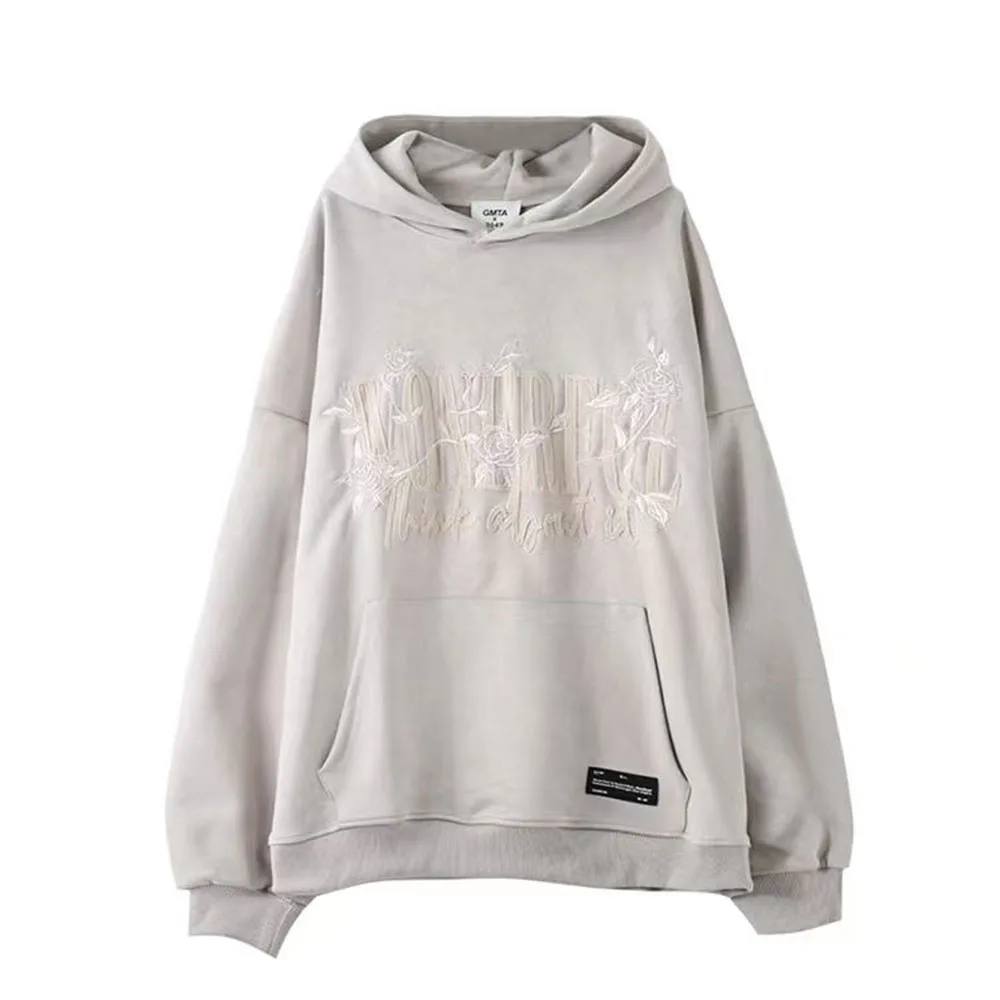 Embroidered Letter Street Sweatshirt Autumn and Winter Harajuku Pullover Hooded Men Women Couple Coat
Embroidered Letter Street Sweatshirt Autumn and Winter Harajuku Pullover Hooded Men Women Couple Coat