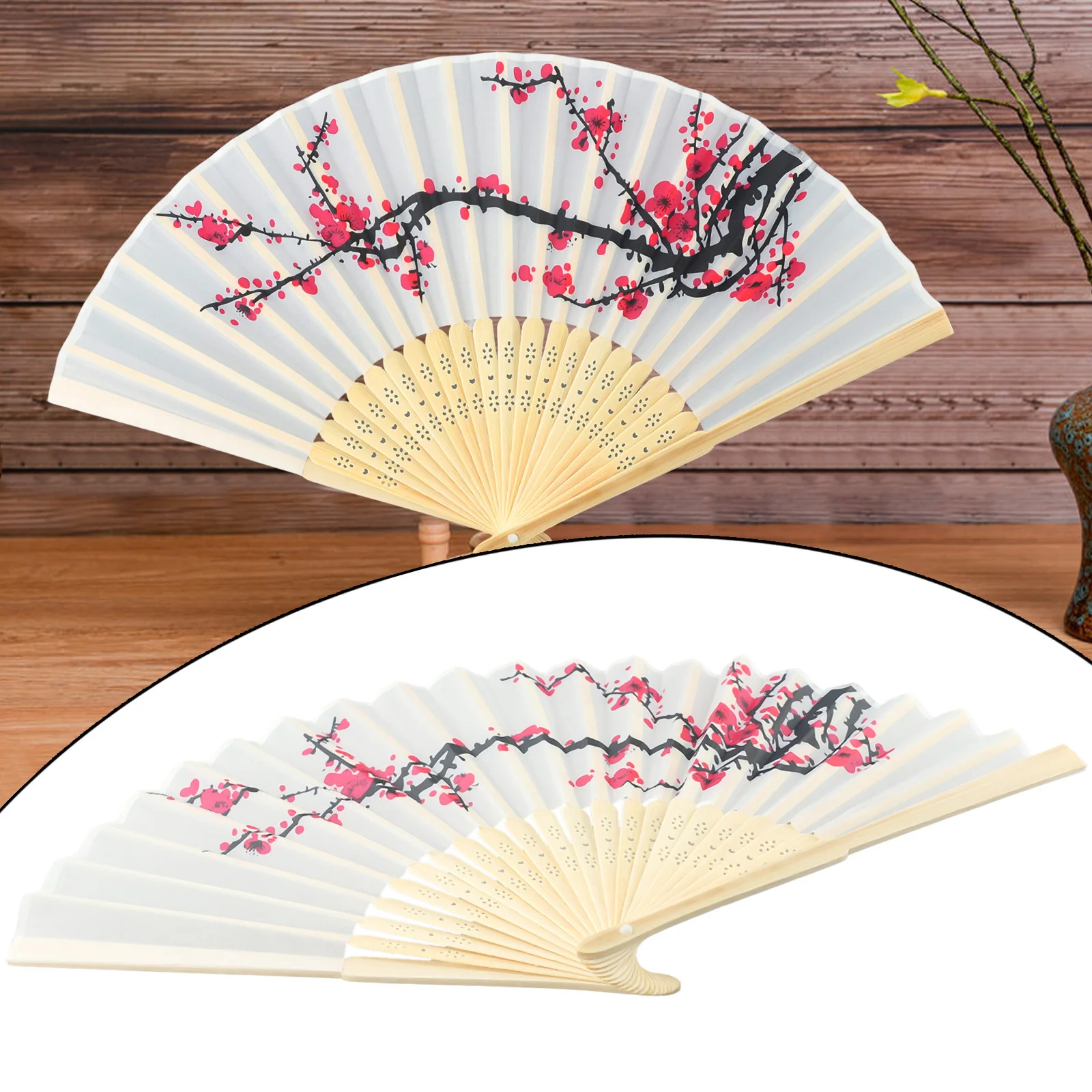 Tools Hand Fan Folding 38cm Unfolding Diameter Cherry Blossom Cloth Decorating Garden Parties Handmade Outdoor Weddings
Tools Hand Fan Folding 38cm Unfolding Diameter Cherry Blossom Cloth Decorating Garden Parties Handmade Outdoor Weddings
