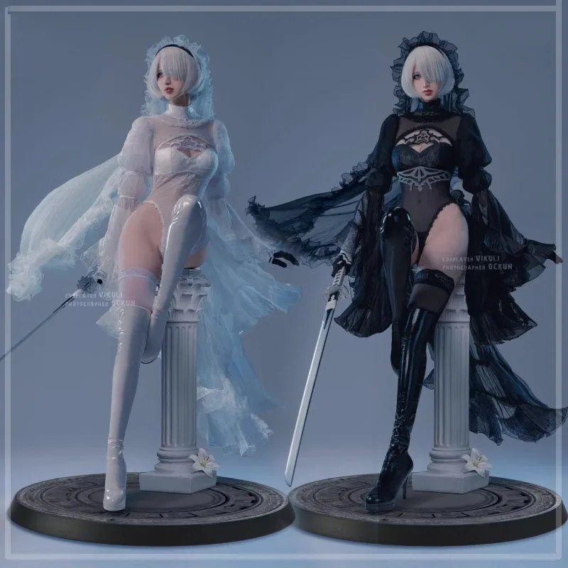 Костюмы для косплея из аниме YoRHa 2B NieR, женское сексуальное боди, фата, носки, костюм, Цветочное платье, форма, Хэллоуин, Карнавальная одежда
Костюмы для косплея из аниме YoRHa 2B NieR, женское сексуальное боди, фата, носки, костюм, Цветочное платье, форма, Хэллоуин, Карнавальная одежда