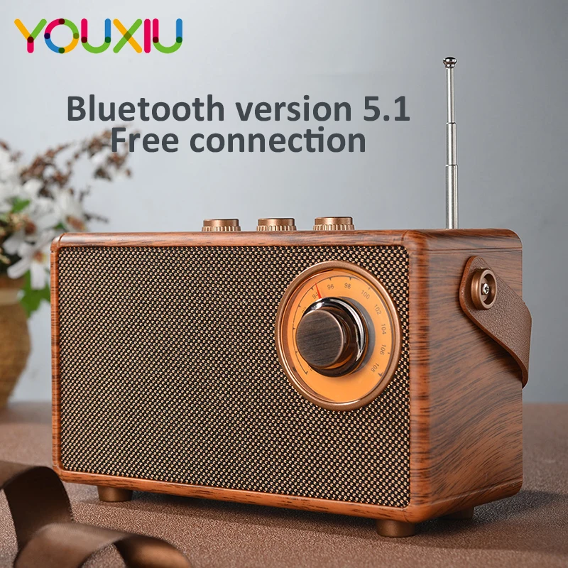 Classic Retro Vintage Speaker Portable Outdoor Music Player Rechargeable Wireless Speaker Support TF Card FM Stereo Sound Box
Classic Retro Vintage Speaker Portable Outdoor Music Player Rechargeable Wireless Speaker Support TF Card FM Stereo Sound Box