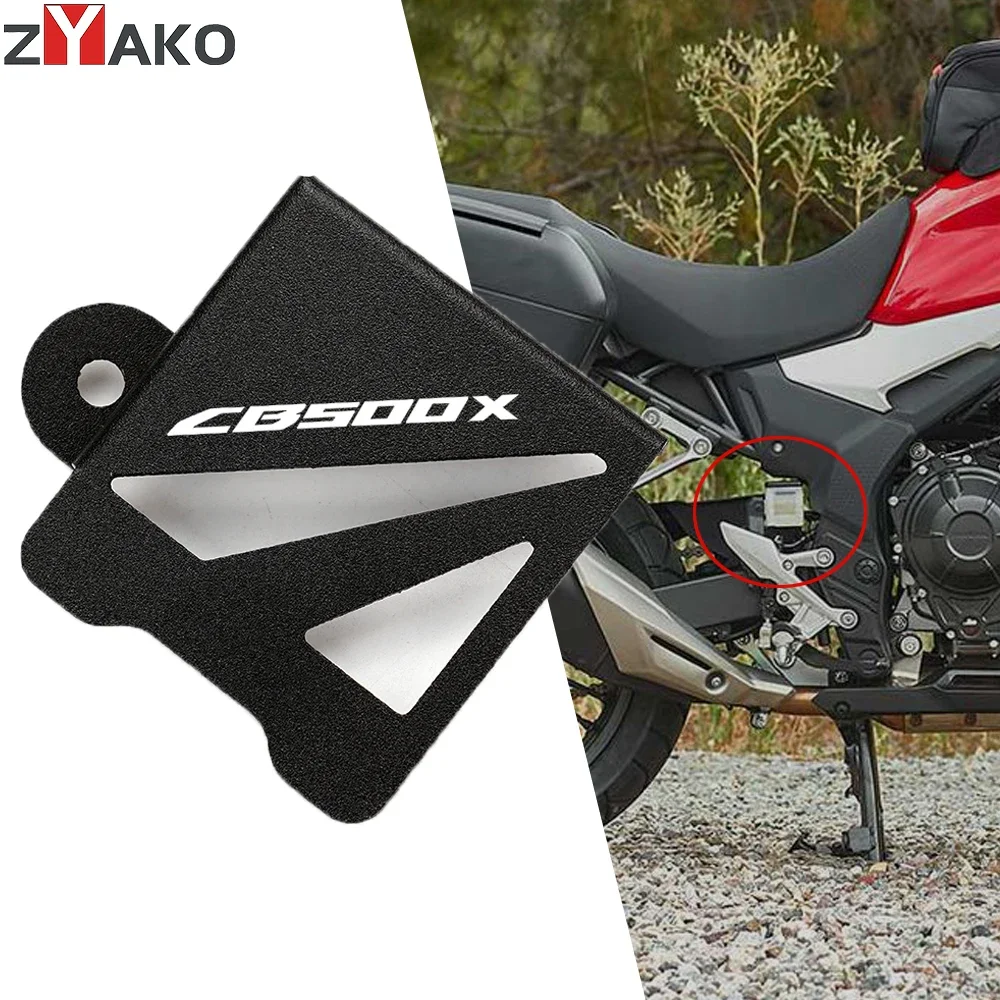 Motorcycle Rear Brake Pump Fluid Tank Oil Cup Reservoir Guard Cover Protector For Honda CB500X CB 500X CBR500R CB500F 400X 400F
Motorcycle Rear Brake Pump Fluid Tank Oil Cup Reservoir Guard Cover Protector For Honda CB500X CB 500X CBR500R CB500F 400X 400F