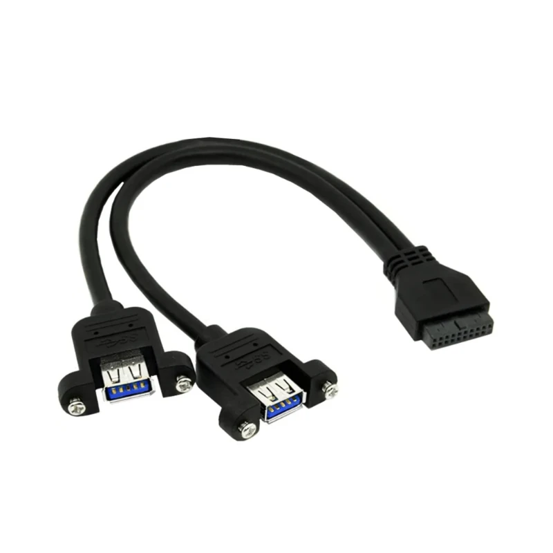 Материнская плата для настольного компьютера, 20Pin передний USB 3,0-двойной USB 3,0 гнездовой адаптер с винтовой фиксацией IDE 20PIn до 2 двух USB 3,0 гнездовых
Материнская плата для настольного компьютера, 20Pin передний USB 3,0-двойной USB 3,0 гнездовой адаптер с винтовой фиксацией IDE 20PIn до 2 двух USB 3,0 гнездовых