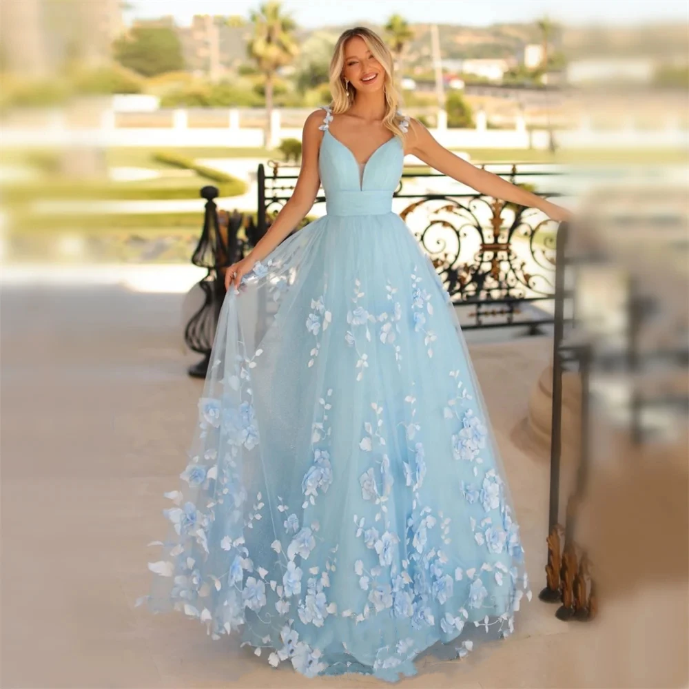 LYLDS New Blue Exquisite Evening Dresses A-Line V-Neck Sleeveless Party Prom Gowns Sexy Backless Flowers вечернее платье D10003
LYLDS New Blue Exquisite Evening Dresses A-Line V-Neck Sleeveless Party Prom Gowns Sexy Backless Flowers вечернее платье D10003