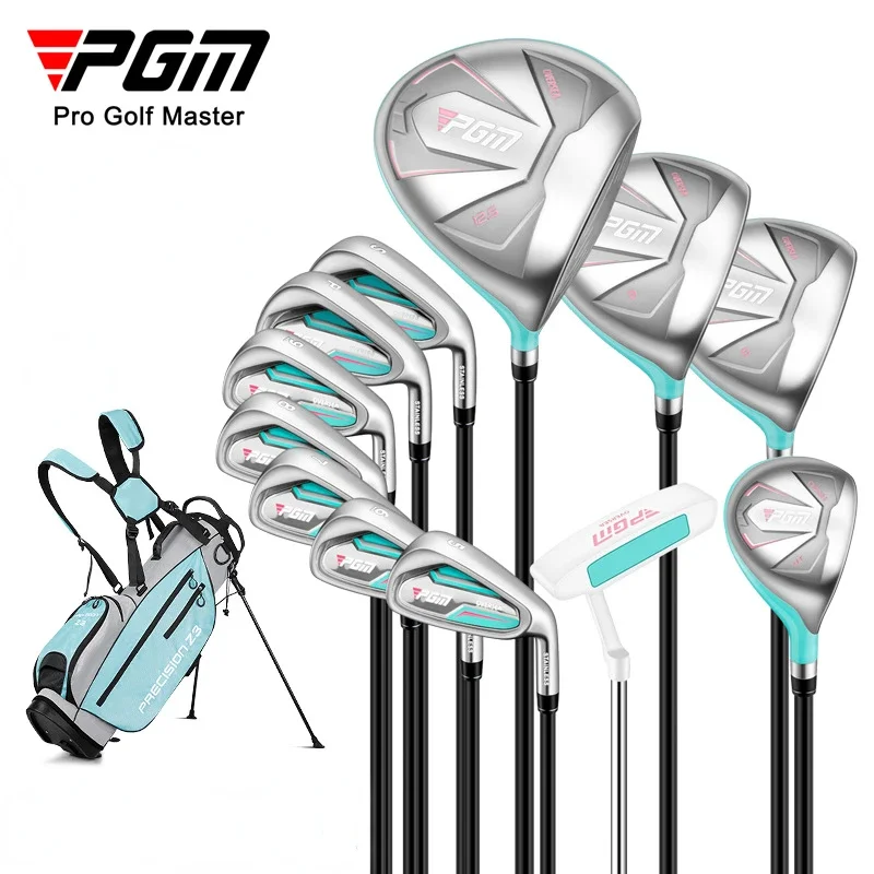 

PGM LTG051 Right Hand Golf Set for Women's Beginners 12 Golf Clubs Complete Set Ladies Golf Clubs with Bag