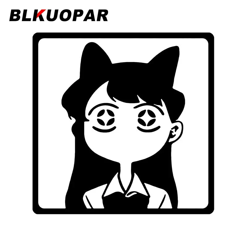Автомобильные наклейки BLKUOPAR для Komi Shoko, автомобильные аксессуары, Виниловая наклейка с вырезами, Оригинальные Водонепроницаемые Фотообои
Автомобильные наклейки BLKUOPAR для Komi Shoko, автомобильные аксессуары, Виниловая наклейка с вырезами, Оригинальные Водонепроницаемые Фотообои