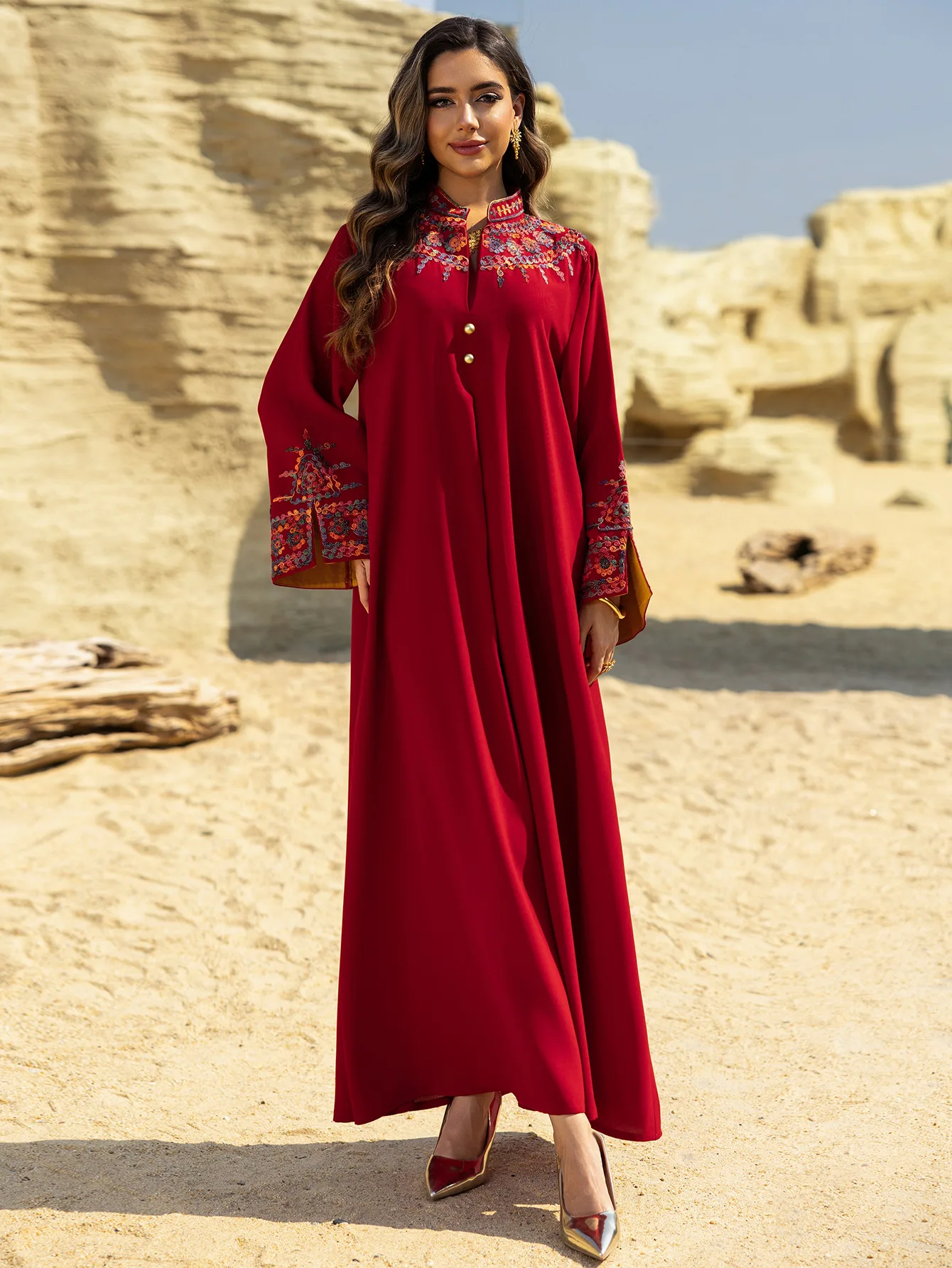 فستان إسلامي لعيد رمضان، قفطان مغربي مبهر، ملابس إسلامية تركية سعودية، جلابية للحفلات فستان إسلامي لعيد رمضان، قفطان مغربي مبهر، ملابس إسلامية تركية سعودية، جلابية للحفلات