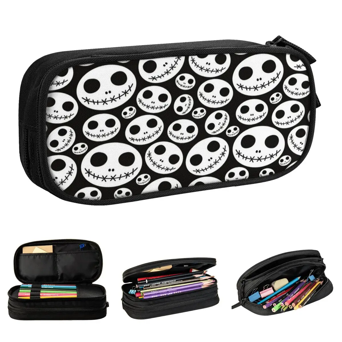 Halloween Scary Face Skull Goth Pencil Case Cute Pen Holder Bag Kids Large Storage Students School Gifts Pencilcases
Halloween Scary Face Skull Goth Pencil Case Cute Pen Holder Bag Kids Large Storage Students School Gifts Pencilcases