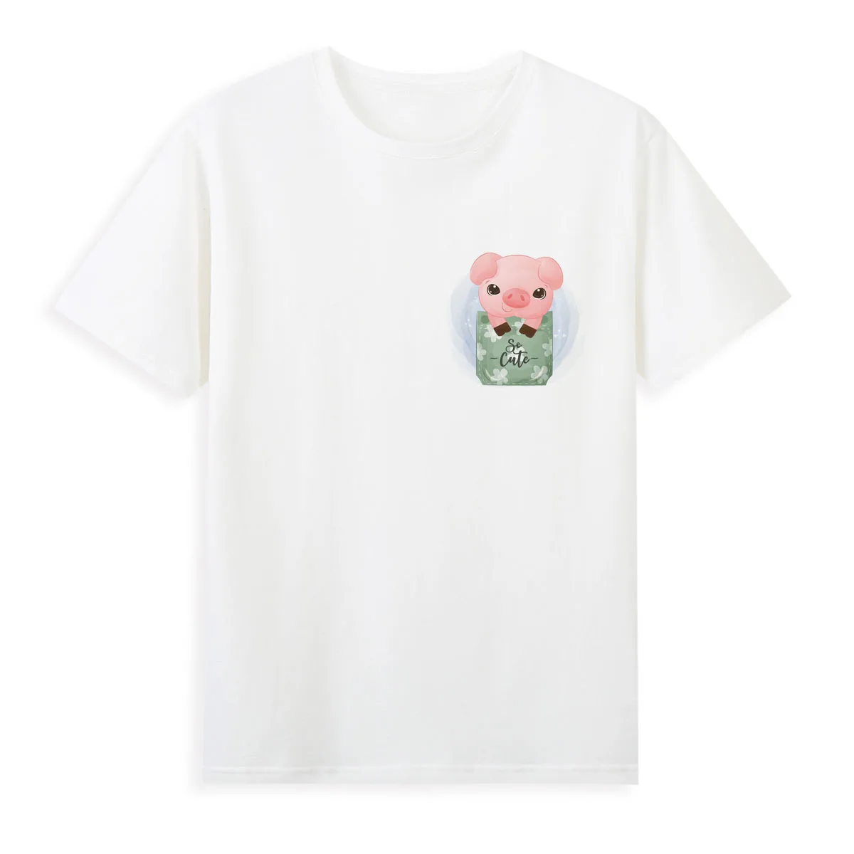 Pocket Piggy Cute T-shirt Original Brand Clothing Summer Short Sleeve tee Top Oversized tshirt A0161
Pocket Piggy Cute T-shirt Original Brand Clothing Summer Short Sleeve tee Top Oversized tshirt A0161