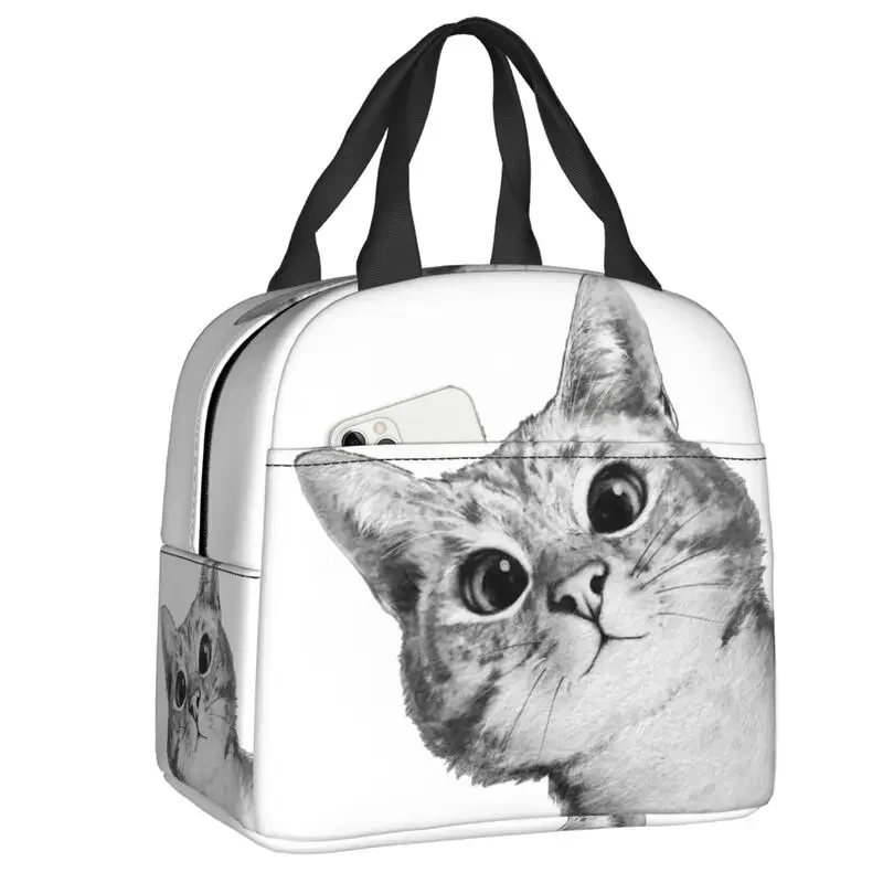 Custom Funny Cat Lunch Bag Men Women Cooler Warm Insulated Lunch Container Box for Kids School Work Food Picnic Tote Bags
Custom Funny Cat Lunch Bag Men Women Cooler Warm Insulated Lunch Container Box for Kids School Work Food Picnic Tote Bags